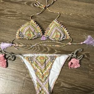 Victoria's Secret Teeny Triangle Pattern Swimsuit